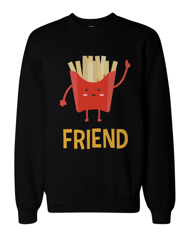 Burger And Fries Bff Sweatshirts Best Friend Matching Pullover Fleece - 365 In Love
