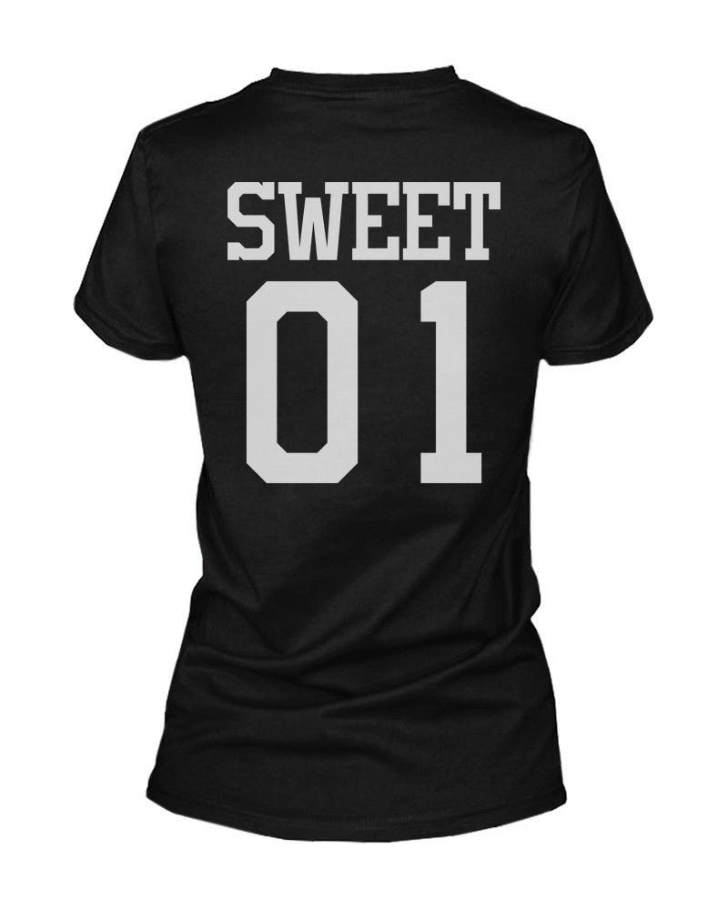 Sweet 01 Wild 01 Matching Best Friends T Shirts Bff Tees For Two Girls Friends - 365 In Love