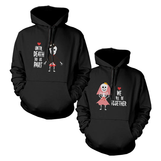Skeleton Couple Cute Matching Hoodies