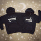 I Love You To The Moon And Back Couple Hooded Sweater Picture