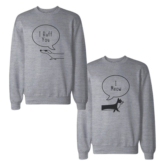 I Ruff You Couple Sweatshirts
