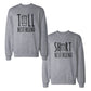 Tall And Short Best Friends Bff Sweatshirts Matching Sweat Shirts