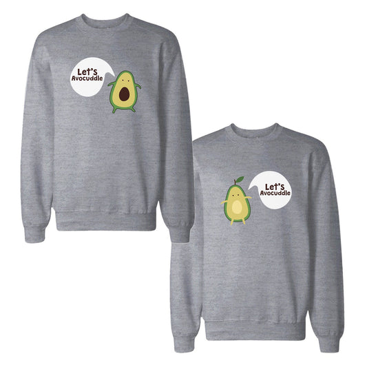 Let'S Avocuddle Couple Sweatshirts Cute