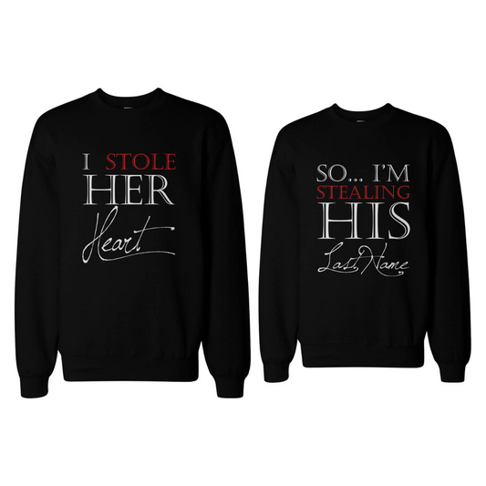 Matching Couple Sweatshirt
