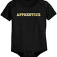 Daddy And Baby Matching Black T-Shirt / Bodysuit Combo - Master And Apprentice - 365 In Love