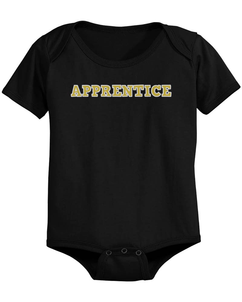 Daddy And Baby Matching Black T-Shirt / Bodysuit Combo - Master And Apprentice - 365 In Love