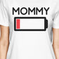 Mommy & Daughter Battery White Mom And Baby Matching Outfits Gifts - 365 In Love