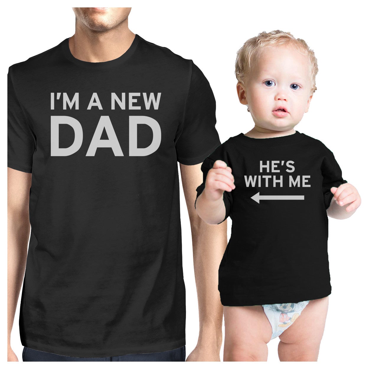 I'M A New Dad Black Dad And Baby Shirt Funny Baby Shower Gift Idea - 365 In Love