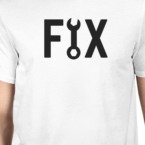 Fix And Break White Funny Matching Tees Gifts For Dad And Baby Girl - 365 In Love