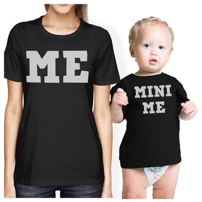 Mini Me Mom and Baby Matching Gift Shirts Infant Tee New Mom Gifts Black