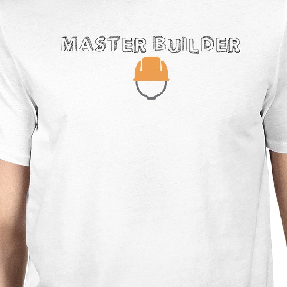 Master Builder Demolition Expert Dad and Baby Matching White Shirt