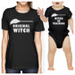 Original Witch And Witch In Training Mom and Baby Matching Black Shirts