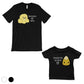 Butter Pop Like Pop Dad and Baby Matching Gift T-Shirts Black