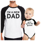 I'M A New Dad Funny Matching Baseball Raglan Tees Unique Dad Gifts - 365 In Love