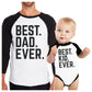 Best Dad And Kid Ever Baseball Tee Unique Family T-Shirts Ideas - 365 In Love