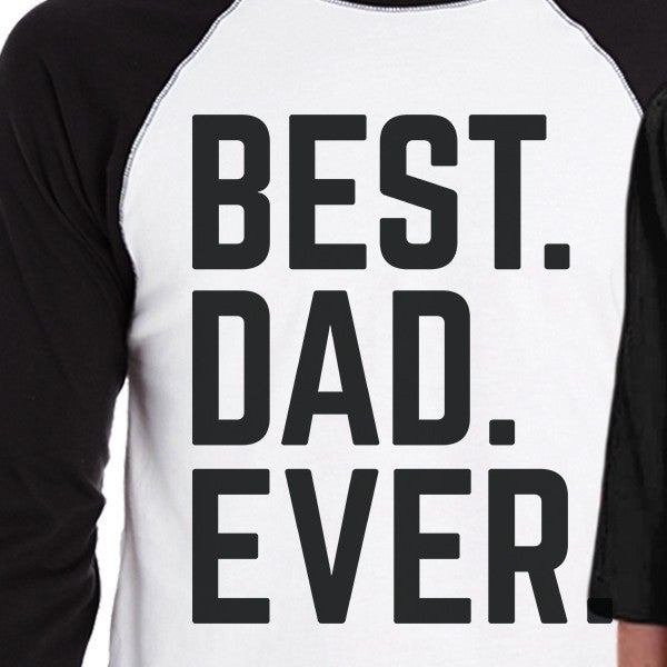 Best Dad And Kid Ever Baseball Tee Humorous Gifts For Baby Shower - 365 In Love