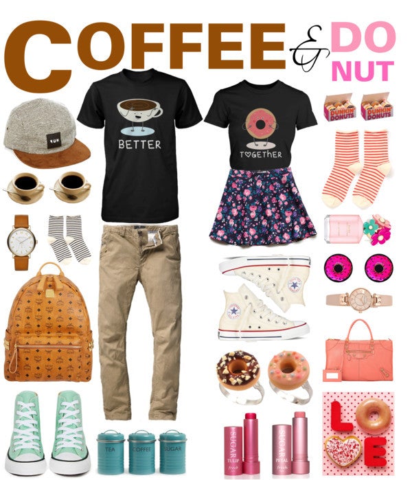 Coffee And Donut Couple Outfit