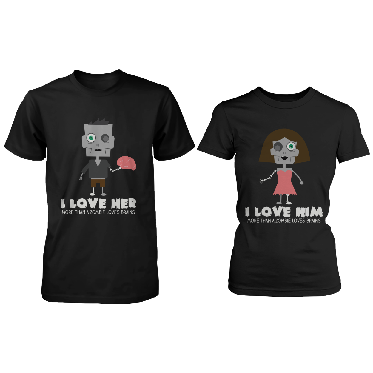 Zombie Shirts For Boyfriend And Girlfriend