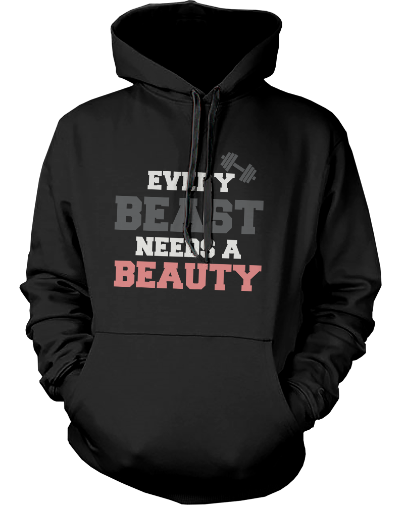 Every Beauty And Beast Matching Hoodies For Couple