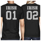Irish 01 Irish 02 Black Funny Couple T Shirts For St Patricks Day - 365 In Love