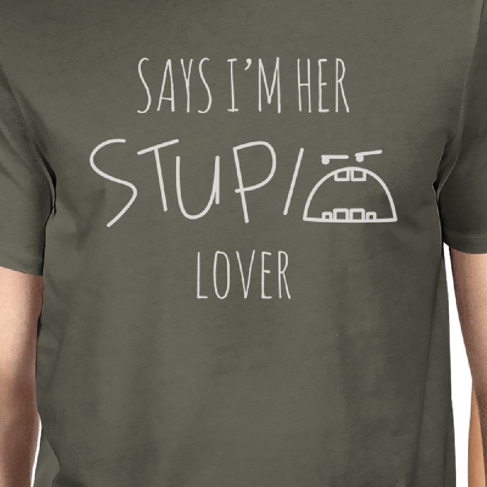 Her Stupid Lover And My Stupid Lover Matching Couple Dark Grey Shirts