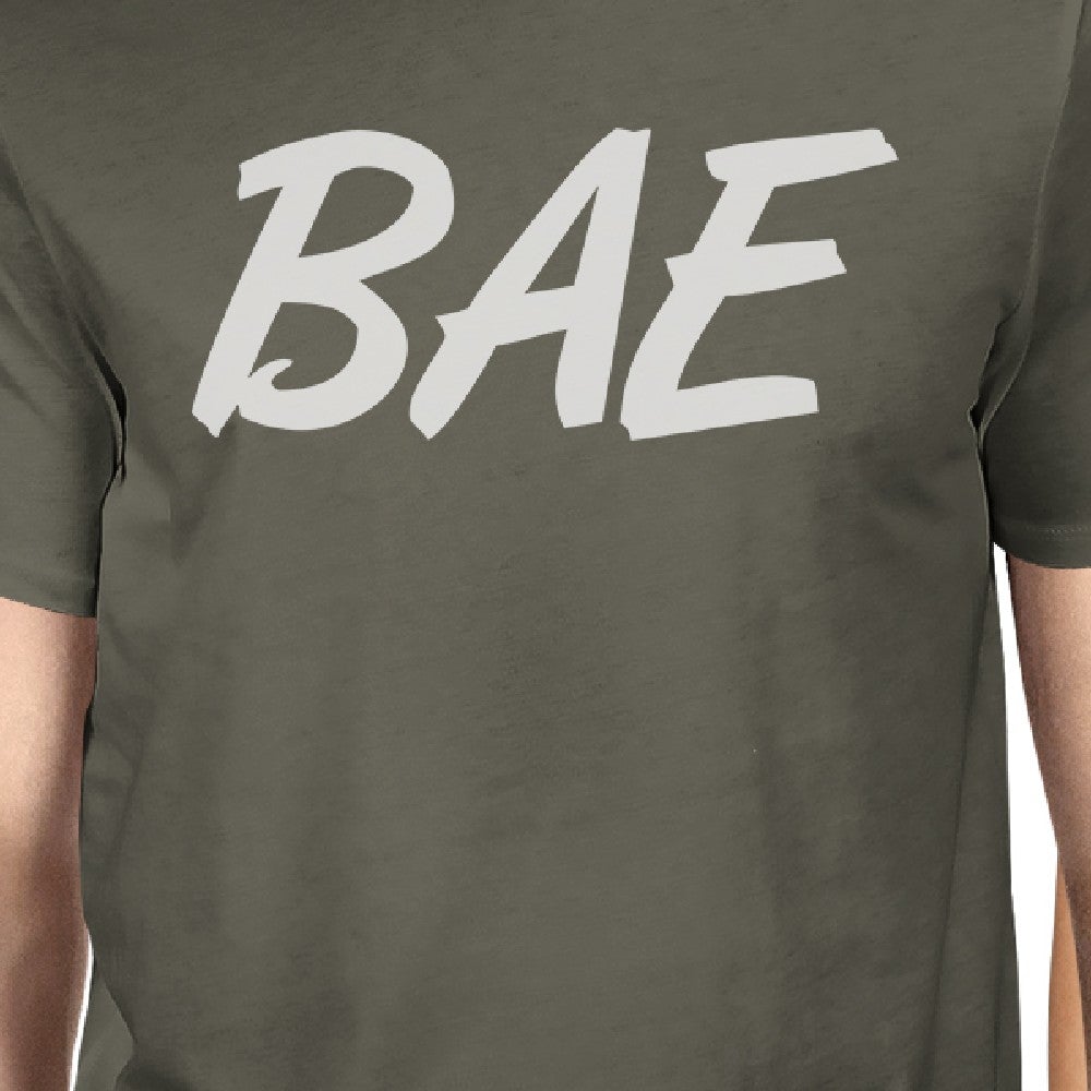 Bae And Owner Of Bae Matching Couple Dark Grey Shirts
