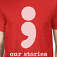 Our Stories Will Never End Matching Couple Red Shirts