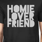 Homie Lover Friend Matching Couple Black Shirts