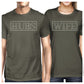 Hubs And Wife Matching Couple Dark Grey Shirts