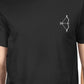 Bow And Arrow To Heart Target Matching Couple Black Shirts