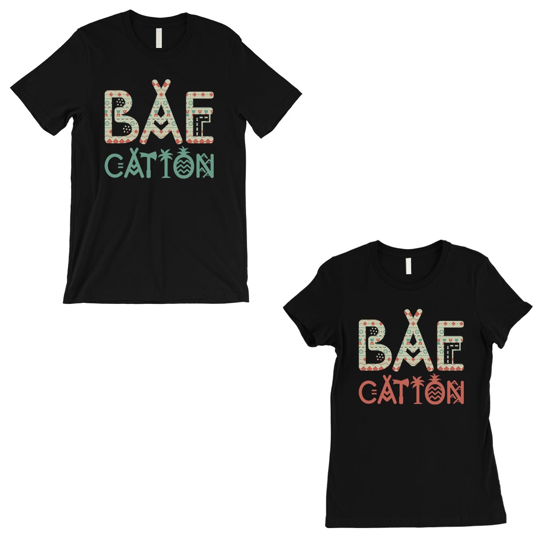 BAEcation Vacation Matching Couple Shirts Gift Black For Honeymoon