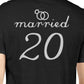 Married Since Custom Matching Couple Black Shirts