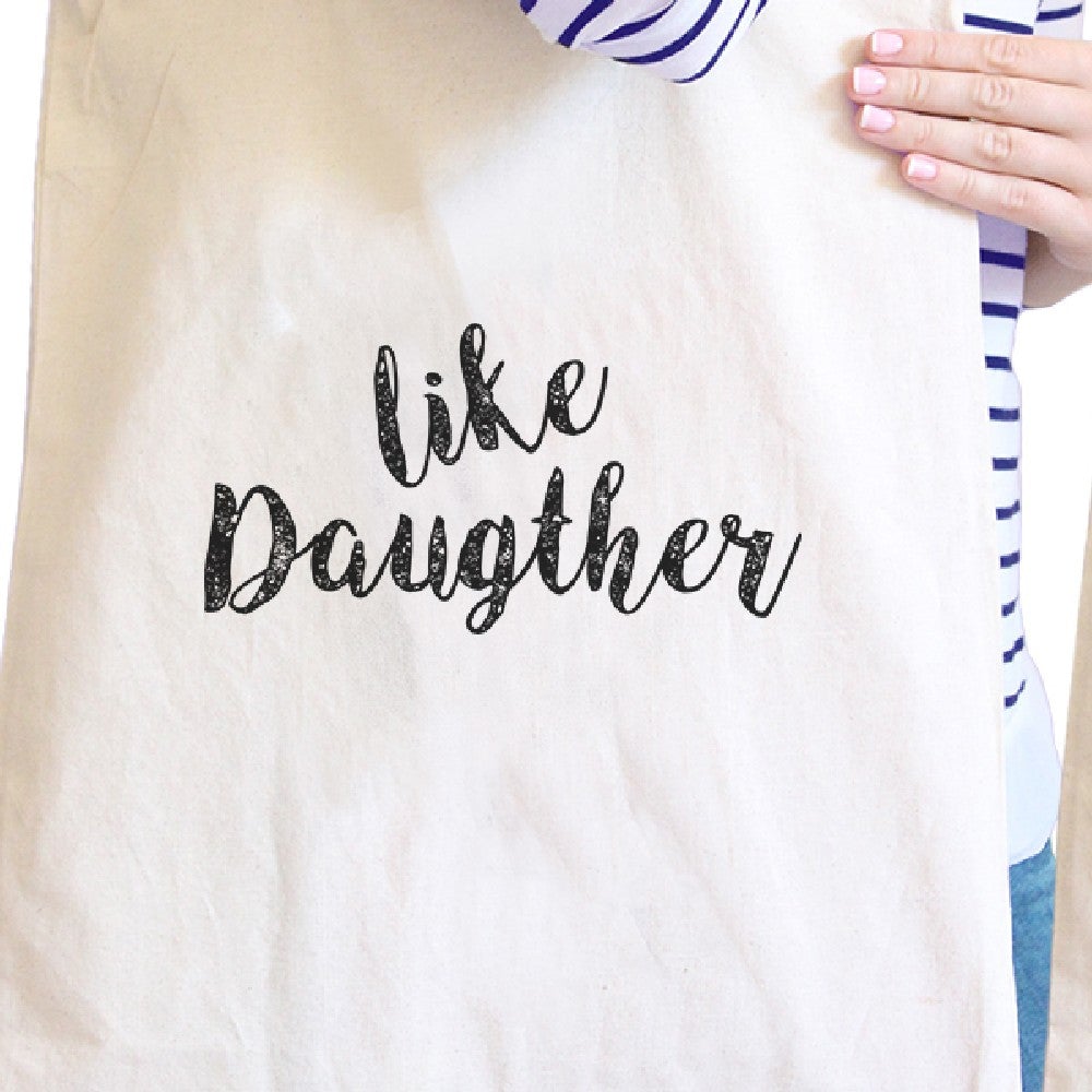Like Daughter Like Mother Natural Couple Canvas Bag For Mothers Day