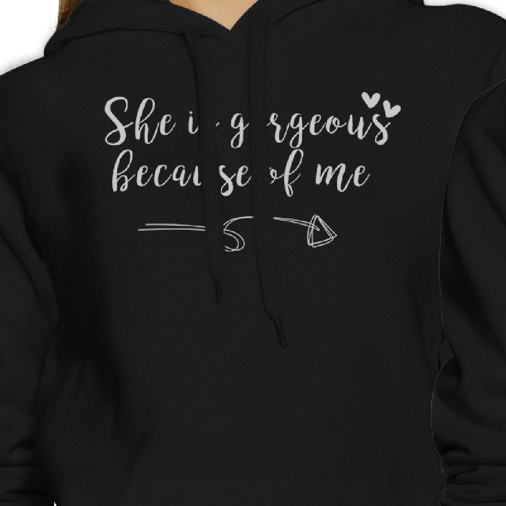 She Is Gorgeous Black Couple Matching Hoodies Funny Gifts For Moms - 365 In Love