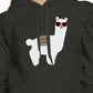 Llamas With Sunglasses BFF Matching Dark Grey Hoodies