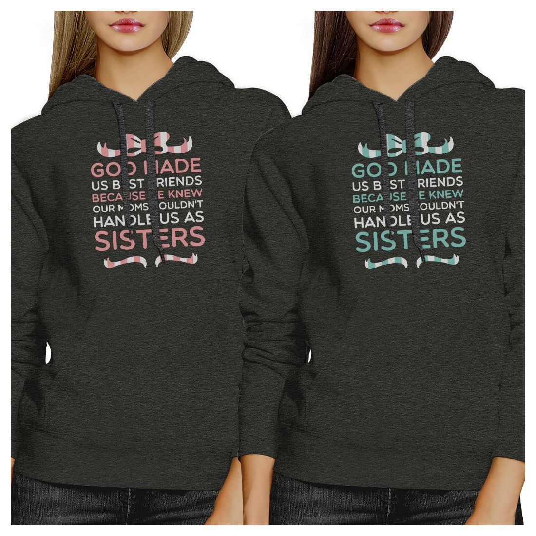 God made us 2025 best friends hoodies