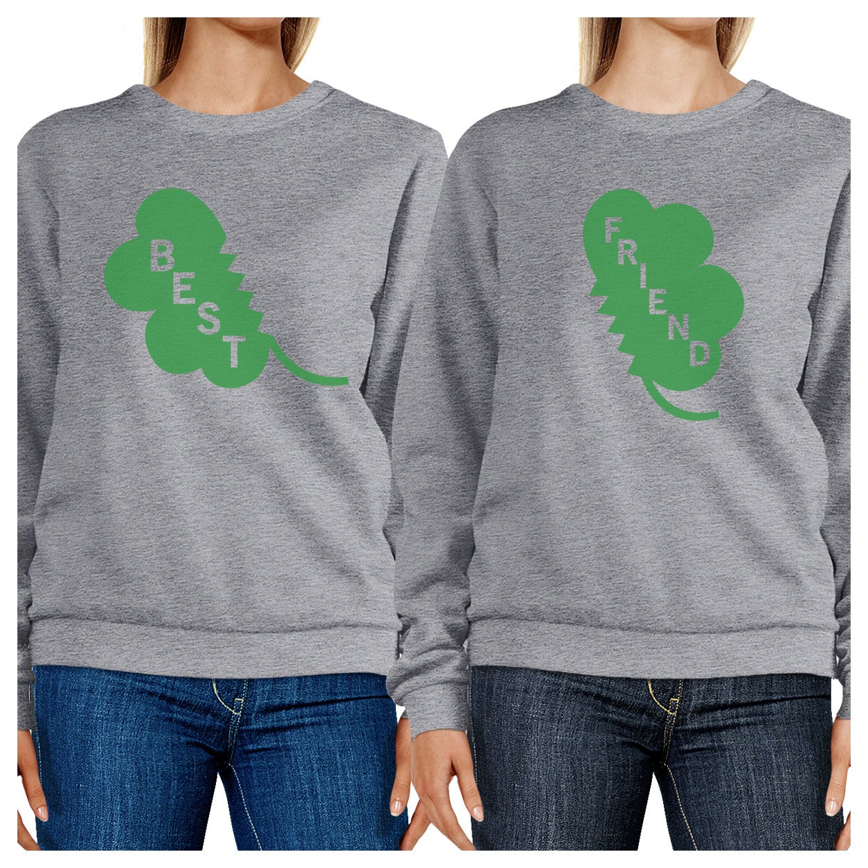 Best Friend Clover Funny Matching Sweatshirt For St Patricks Day - 365 In Love