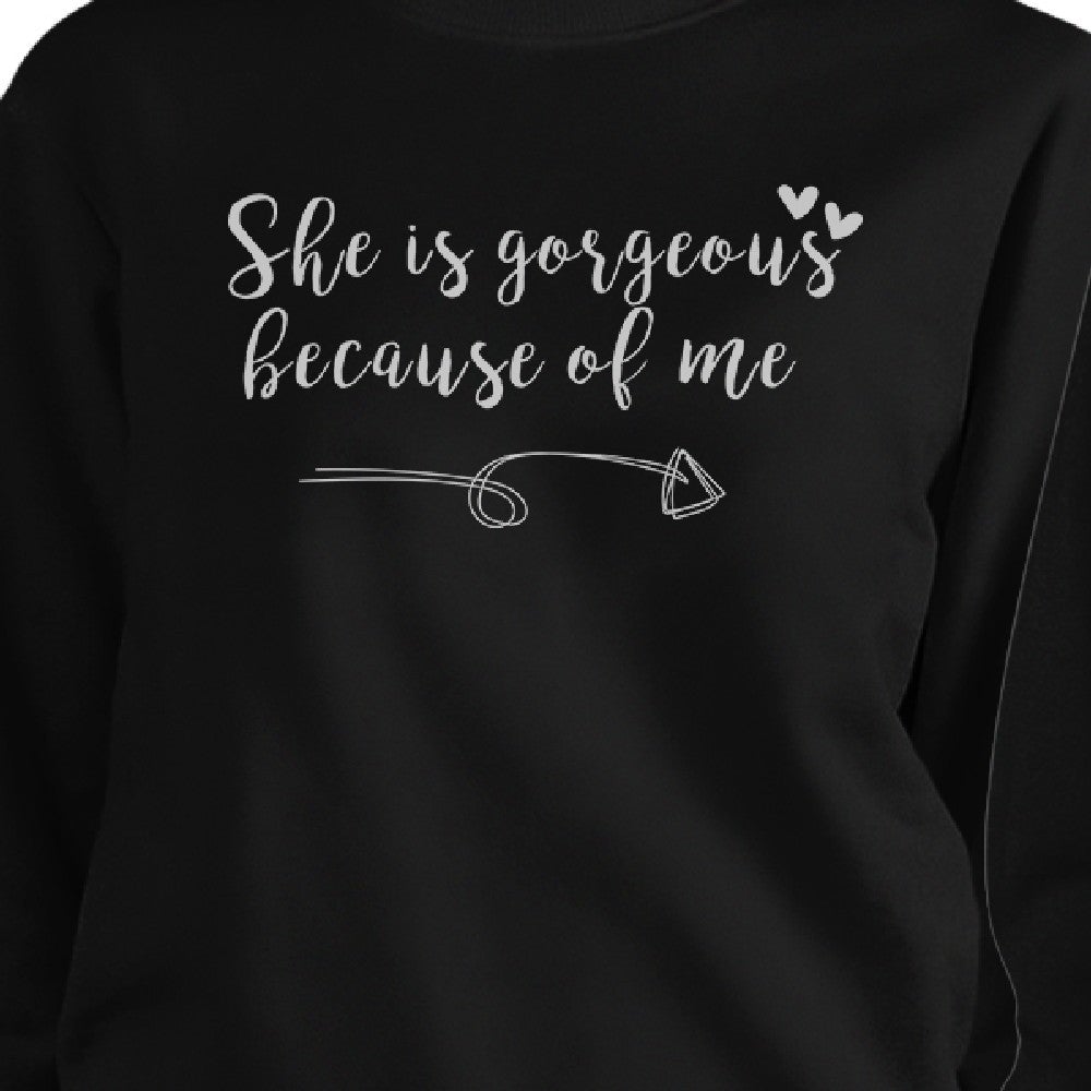She Is Gorgeous Black Cute Matching Sweatshirts For Mothers Day - 365 In Love