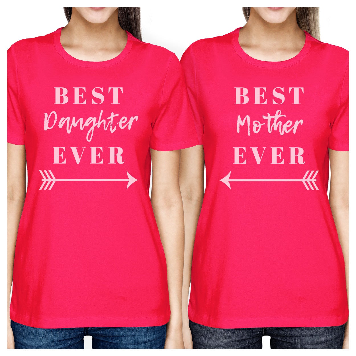 Best Daughter & Mother Ever Hot Pink Cute Moms Gifts From Daughters - 365 In Love