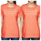 She Is Gorgeous Peach Womens Matching Tee Best Mothers Day Gifts - 365 In Love