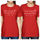 She Is Gorgeous Red Short Sleeve Matching Tee Cute Mothers Day Gift - 365 In Love