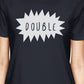 Double Trouble BFF Matching Navy Shirts