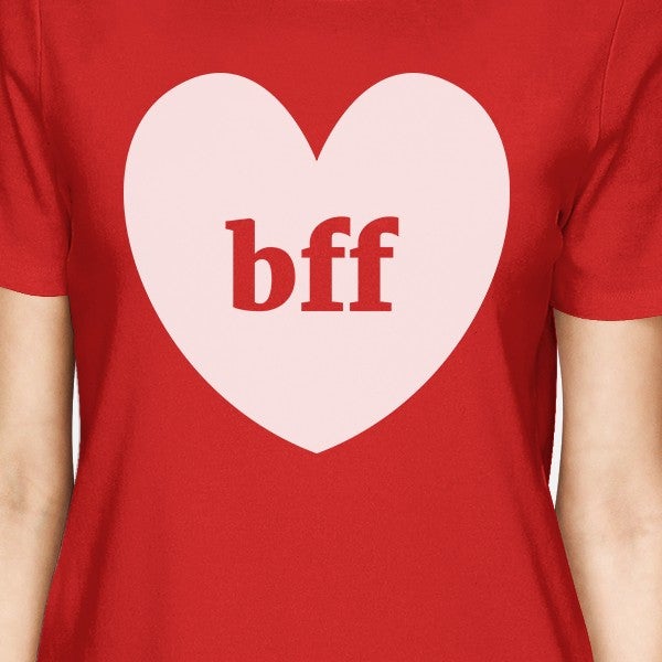 Bff Hearts BFF Matching Red Shirts