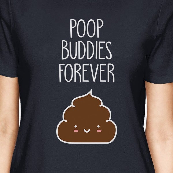 Poop Buddies BFF Matching Navy Shirts