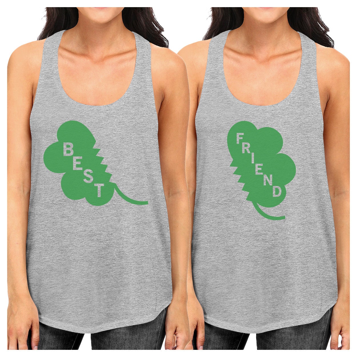 Best Friend Clover Funny Bff Matching Tank Tops For St Patricks Day - 365 In Love