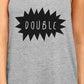 Double Trouble BFF Matching Grey Tank Tops