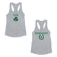 Shenanigans Womens St Patrick's Day Matching Tank Tops BFF Gifts Gray