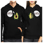 Let's Avocuddle Couple Hoodies His And Hers Matching Holiday Gifts Black