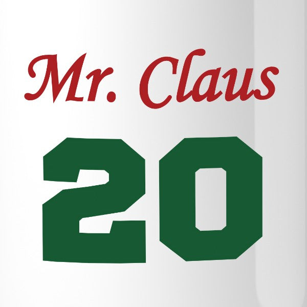 Mr. And Mrs. Claus Matching Couple White Mugs