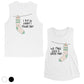 Socks Great Pair Matching Muscle Tank Tops Cute Valentines Day Gift White